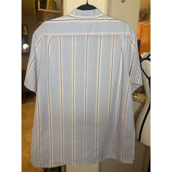 Daniel Cremieux Classics Button Blue Striped Shirt Mens Sz XL - Picture 5 of 5